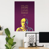 Seneca Zitat: Das Leben, das wir erhalten Poster (Heimbüro)