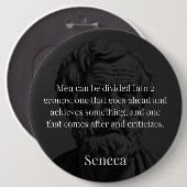 Senecas Division: Die Tore und die Kritiker Button (Vorne & Hinten)