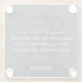 Senecas Division: Die Tore und die Kritiker Glasuntersetzer (Rückseite)