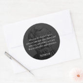 Senecas Division: Die Tore und die Kritiker Runder Aufkleber (Umschlag)