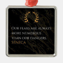 Senecas Erkenntnis: Ängste im Vergleich zu realen