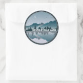 Senecaville Lago Maggiore Runder Aufkleber (Tasche)