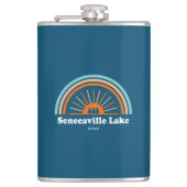 Senecaville Lake Ohio Rainbow Flachmann (Vorderseite)
