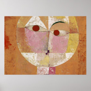 Senecio, bald zu altern von Paul Klee Poster