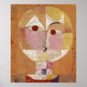 Senecio, bald zu altern von Paul Klee Poster (Vorne)