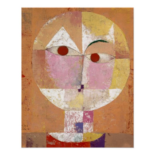 Senecio (Baldgreis) (1922) Gemälde von Paul Klee Poster (Vorderseite)