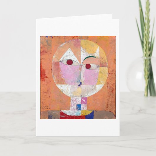 Senecio, Paul Klee Karte (Vorderseite)