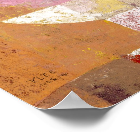 Senecio | Paul Klee | Poster (Ecke)