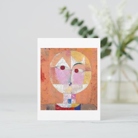 Senecio, Paul Klee Postkarte (Stehend Vorderseite)