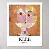 Senecio von Paul Klee Poster (Vorne)