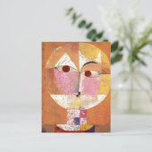 Senecio von Paul Klee Postkarte (Stehend Vorderseite)