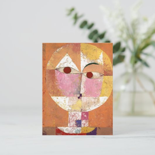 Senecio von Paul Klee Postkarte (Stehend Vorderseite)