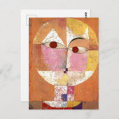 Senecio von Paul Klee Postkarte (Vorne/Hinten)