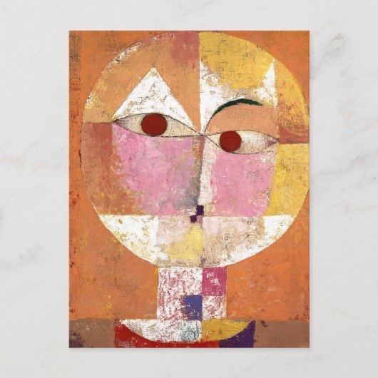 Senecio von Paul Klee Postkarte (Vorderseite)