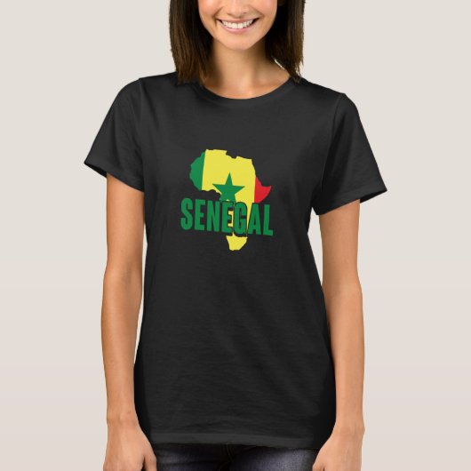 Senegal African Pride and Heritage  2 T-Shirt (Vorderseite)