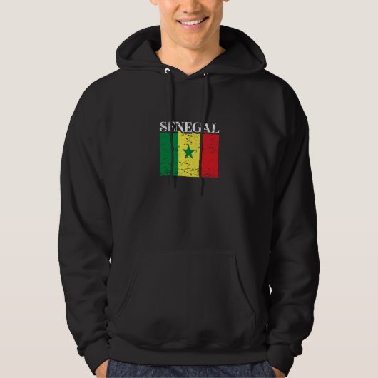 Senegal African Pride and Heritage Hoodie (Vorderseite)
