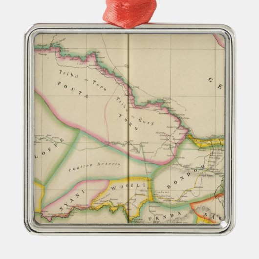 Senegal Afrika Ornament Aus Metall (Vorne)