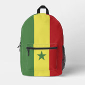 Senegal Bedruckter Rucksack (Vorderseite)