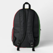 Senegal Bedruckter Rucksack (Rückseite)