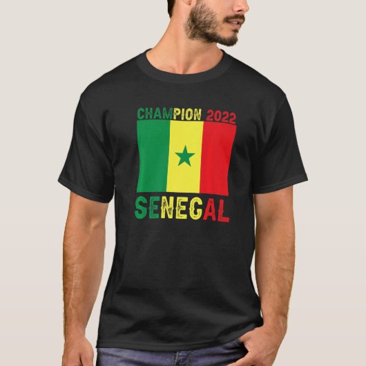 Senegal Champion 2022 T-Shirt (Vorderseite)