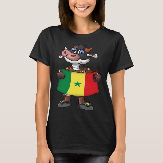 Senegal Cow Fan T-Shirt (Vorderseite)