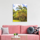Senegal Date Palm Stretched Canvas Print Leinwanddruck (Insitu (Wohnzimmer))