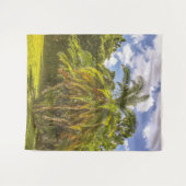 Senegal Date Palm Tapestry Wandteppich (Vorderseite (Horizontal))