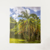 Senegal Date Palm Tapestry Wandteppich (Vorderseite)