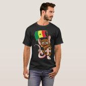 Senegal Fan Mouse T-Shirt (Vorne ganz)