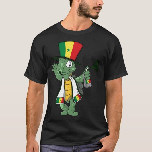 Senegal Fan Tortoise T-Shirt (Vorderseite)
