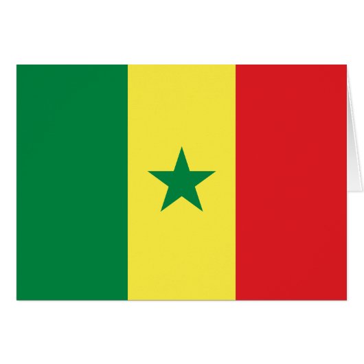 Senegal Flag (Vorderseite (Horizontal))