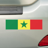Senegal Flag Autoaufkleber (Auf Auto)