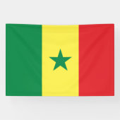 Senegal Flag Banner (Horizontal)