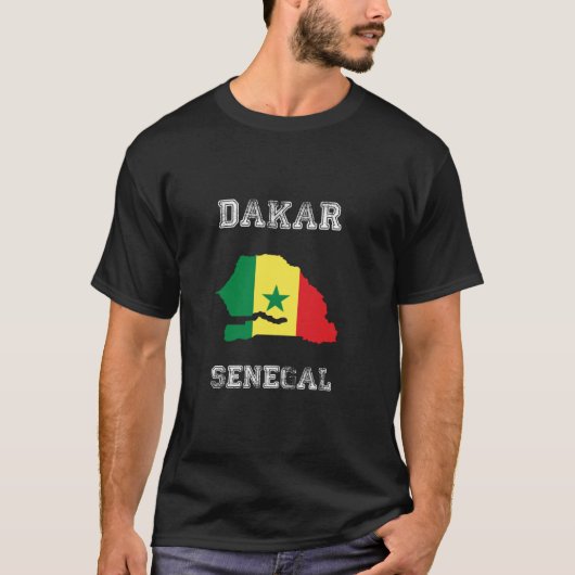 Senegal Flag Dakar Pride Long Sleeve T T-Shirt (Vorderseite)