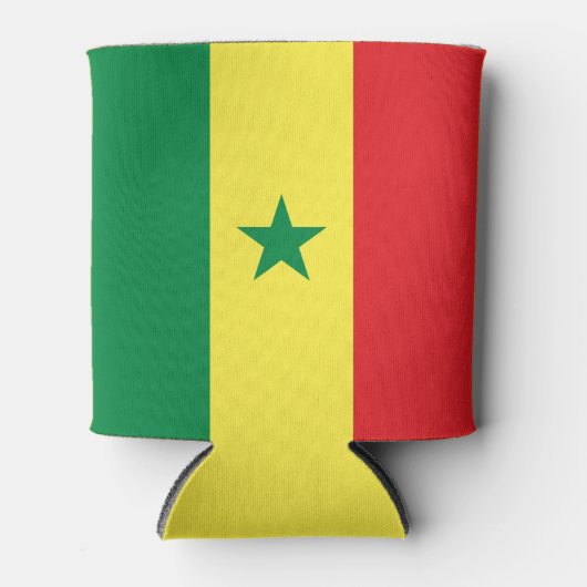 Senegal Flag Dosenkühler (Vorderseite)