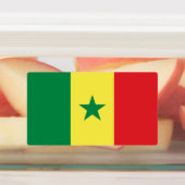 Senegal Flag Etiketten (Befestigt)