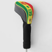 Senegal Flag Gorgetic Patriotic Golf Headcover (angewinkelt)