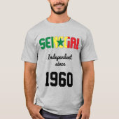 Senegal Flag Independence Celebration T-Shirt (Vorderseite)