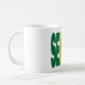 Senegal flag kaffeetasse (Links)