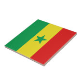 Senegal Flag Keramik Tile Fliese (Seite)