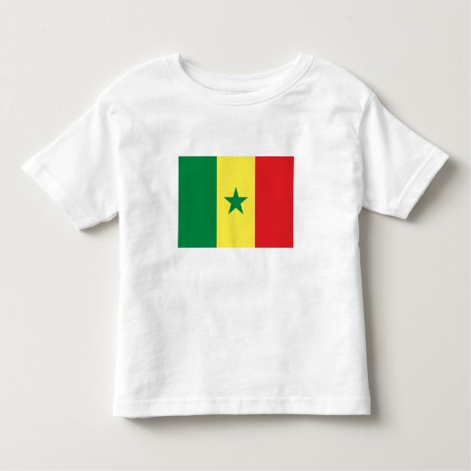 Senegal Flag Kleinkind T-shirt (Vorderseite)