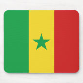 Senegal Flag Mousepad (Vorne)
