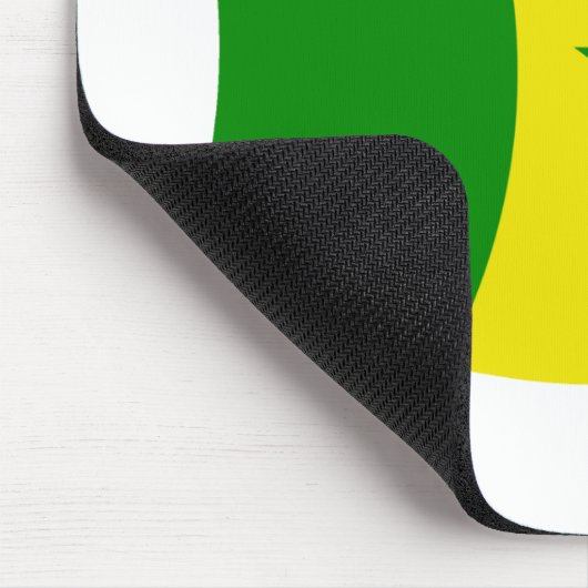 Senegal Flag Mousepad (Ecke)