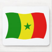 Senegal Flag Mousepad (Vorne)