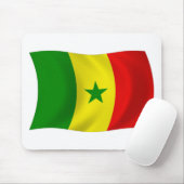 Senegal Flag Mousepad (Mit Mouse)