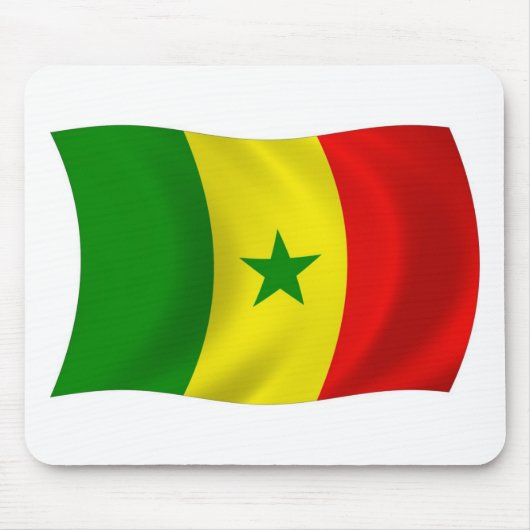 Senegal Flag Mousepad (Vorne)