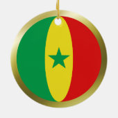 Senegal Flag Ornament (Hinten)