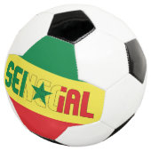 Senegal Flag Patriotic Fußball (Dreiviertel)