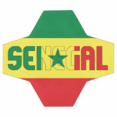 Senegal Flag Patriotic Fußball (Flach)