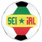 Senegal Flag Patriotic  Fußball (Vorderseite)